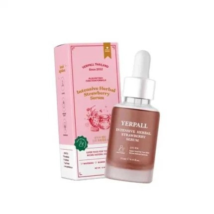 เซรั่มสตรอเบอรี่ เยอร์พอล YERPALL Intensive Strawberry Serum ขนาด 15ml. บรรจุ แพ็ค ชิ้นร้านค้าเครื่องสำอางค์ ขายเครื่องสำอาง สกินแคร์ ครีมกันแดด และเคาท์เตอร์แบรนด์ กว่า 2000 รายการ ของแท้ 100% เว็บเครื่องสำอาง ไอเท็มความงาม