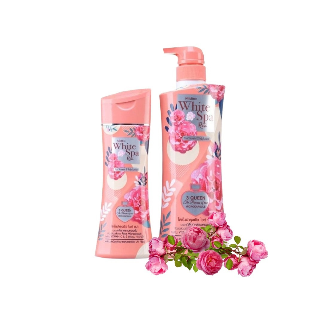 มิสทิน ไวท์ สปา โรเซ่ โลชั่น Mistine White Spa Rose lotion บรรจุ แพ็ค ชิ้นร้านค้าเครื่องสำอางค์ ขายเครื่องสำอาง สกินแคร์ ครีมกันแดด และเคาท์เตอร์แบรนด์ กว่า 2000 รายการ ของแท้ 100% เว็บเครื่องสำอาง ไอเท็มความงาม