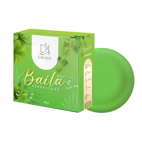 สบู่สมุนไพรใบล่า DAIME BAILA SOAร้านค้าเครื่องสำอางค์ ขายเครื่องสำอาง สกินแคร์ ครีมกันแดด และเคาท์เตอร์แบรนด์ กว่า 2000 รายการ ของแท้ 100% เว็บเครื่องสำอาง ไอเท็มความงาม