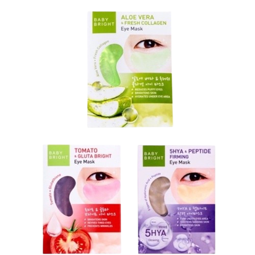 Karmart Baby Bright Eye Mask (มีให้เลือก3 สูตร) บรรจุ แพ็ค ชิ้นร้านค้าเครื่องสำอางค์ ขายเครื่องสำอาง สกินแคร์ ครีมกันแดด และเคาท์เตอร์แบรนด์ กว่า 2000 รายการ ของแท้ 100% เว็บเครื่องสำอาง ไอเท็มความงาม