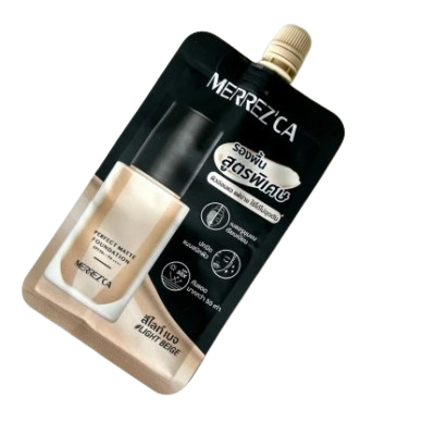 Merrezca Perfect Matte Foundation SPF50+/ PA++++บรรจุ แพ็ค ชิ้นร้านค้าเครื่องสำอางค์ ขายเครื่องสำอาง สกินแคร์ ครีมกันแดด และเคาท์เตอร์แบรนด์ กว่า 2000 รายการ ของแท้ 100% เว็บเครื่องสำอาง ไอเท็มความงาม