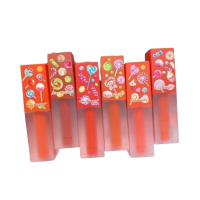 Kiss Beauty Candy ลิปกลอสแคนดี้ 6 สี 6 แท่งบรรจุ แพ็ค ชิ้น