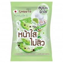 Smooto Aloe-E Acne White Serum Soapร้านค้าเครื่องสำอางค์ ขายเครื่องสำอาง สกินแคร์ ครีมกันแดด และเคาท์เตอร์แบรนด์ กว่า 2000 รายการ ของแท้ 100% เว็บเครื่องสำอาง ไอเท็มความงาม