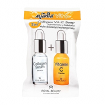 Royal Beauty Collagen Vit-C Scrub Soap 100g.ร้านค้าเครื่องสำอางค์ ขายเครื่องสำอาง สกินแคร์ ครีมกันแดด และเคาท์เตอร์แบรนด์ กว่า 2000 รายการ ของแท้ 100% เว็บเครื่องสำอาง ไอเท็มความงาม