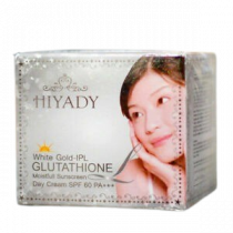 Hiyady White Gold-IPL Glutathione Day Cream SPF 60 PA+++ บรรจุ แพ็ค ชิ้นร้านค้าเครื่องสำอางค์ ขายเครื่องสำอาง สกินแคร์ ครีมกันแดด และเคาท์เตอร์แบรนด์ กว่า 2000 รายการ ของแท้ 100% เว็บเครื่องสำอาง ไอเท็มความงาม