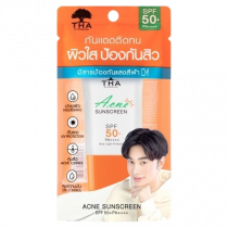THA By น้องฉัตร แอคเน่ซันสกรีน กันแแดดน้องฉัตร/กล่อง, ร้านค้าเครื่องสำอางค์, ขายเครื่องสำอาง, สกินแคร์, ครีมกันแดด, ยาย้อมผม, เว็บเครื่องสำอาง