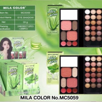MC5059 พาเลทแต่งตากระเป๋า MILA COLOR EYESHADOW มิลา คัลเลอร์ อโลเวร่า พาเลท เมคอัพบรรจุ แพ็ค ชิ้นร้านค้าเครื่องสำอางค์ ขายเครื่องสำอาง สกินแคร์ ครีมกันแดด และเคาท์เตอร์แบรนด์ กว่า 2000 รายการ ของแท้ 100% เว็บเครื่องสำอาง ไอเท็มความงาม