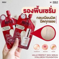 MILLE PERFECT SKIN SERUM HYALURON FOUNDATION SPF 30 PA++บรรจุ แพ็ค ชิ้นร้านค้าเครื่องสำอางค์ ขายเครื่องสำอาง สกินแคร์ ครีมกันแดด และเคาท์เตอร์แบรนด์ กว่า 2000 รายการ ของแท้ 100% เว็บเครื่องสำอาง ไอเท็มความงาม