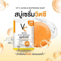 Ratcha Vit C Acne & Whitening Soap รัชชา วิตซี แอคเน่ & ไวท์เทนนิ่ง โซฟ [30 กรัม]ร้านค้าเครื่องสำอางค์ ขายเครื่องสำอาง สกินแคร์ ครีมกันแดด และเคาท์เตอร์แบรนด์ กว่า 2000 รายการ ของแท้ 100% เว็บเครื่องสำอาง ไอเท็มความงาม