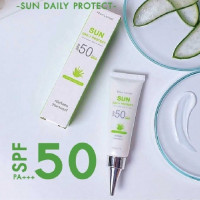 ALOE VERA SUNSCREEN. SPF50 PA+++, ร้านค้าเครื่องสำอางค์, ขายเครื่องสำอาง, สกินแคร์, ครีมกันแดด, ยาย้อมผม, เว็บเครื่องสำอาง