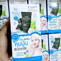 สมูทโตะ อโล ชาร์โคล แอคเน่ เฟเชียลโฟม 30กรัม (กล่อง มี 6 ซอง) บรรจุ แพ็ค ชิ้นร้านค้าเครื่องสำอางค์ ขายเครื่องสำอาง สกินแคร์ ครีมกันแดด และเคาท์เตอร์แบรนด์ กว่า 2000 รายการ ของแท้ 100% เว็บเครื่องสำอาง ไอเท็มความงาม
