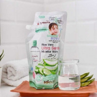 Smooto Aloe Vera Ultra Gentle Micellar Water ปราศจากแอลกอฮอล์ 0% บรรจุ แพ็ค ชิ้นร้านค้าเครื่องสำอางค์ ขายเครื่องสำอาง สกินแคร์ ครีมกันแดด และเคาท์เตอร์แบรนด์ กว่า 2000 รายการ ของแท้ 100% เว็บเครื่องสำอาง ไอเท็มความงาม