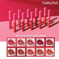 Cathy Doll Beauty to go mini Lip & cheek Creamy mattegบรรจุ แพ็ค ชิ้น, ร้านค้าเครื่องสำอางค์, ขายเครื่องสำอาง, สกินแคร์, ครีมกันแดด, ยาย้อมผม, เว็บเครื่องสำอาง