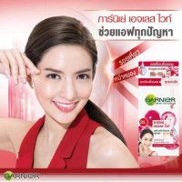 การ์นิเย่ เอจเลส ไวท์ ซอง (1 กล่อง มี 6 ซอง) บรรจุ แพ็ค ชิ้นร้านค้าเครื่องสำอางค์ ขายเครื่องสำอาง สกินแคร์ ครีมกันแดด และเคาท์เตอร์แบรนด์ กว่า 2000 รายการ ของแท้ 100% เว็บเครื่องสำอาง ไอเท็มความงาม