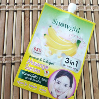 สโนว์เกิร์ล บานาน่า & คอลลาเจน 3 in 1(1กล่องมี6ซอง) บรรจุ แพ็ค ชิ้นร้านค้าเครื่องสำอางค์ ขายเครื่องสำอาง สกินแคร์ ครีมกันแดด และเคาท์เตอร์แบรนด์ กว่า 2000 รายการ ของแท้ 100% เว็บเครื่องสำอาง ไอเท็มความงาม