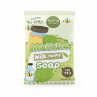 Baicha Skincare Matcha Milk Honey Soap บรรจุ แพ็ค ชิ้น
