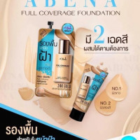 ABENA FULL COVERAGE FOUNDATION ปกปิดเนียนสนิท ติดทน ไม่มันไม่เป็นคราบ กันน้ำกันเหงื่อบรรจุ แพ็ค ชิ้นร้านค้าเครื่องสำอางค์ ขายเครื่องสำอาง สกินแคร์ ครีมกันแดด และเคาท์เตอร์แบรนด์ กว่า 2000 รายการ ของแท้ 100% เว็บเครื่องสำอาง ไอเท็มความงาม