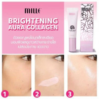 Mille Brightening Aura Collagen บรรจุ แพ็ค ชิ้นร้านค้าเครื่องสำอางค์ ขายเครื่องสำอาง สกินแคร์ ครีมกันแดด และเคาท์เตอร์แบรนด์ กว่า 2000 รายการ ของแท้ 100% เว็บเครื่องสำอาง ไอเท็มความงาม