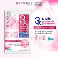 โรจูคิส ซุปเปอร์ชาร์จ ซุปเปอร์ซอฟท์ ไวท์เทนนิ่ง มาส์ก กล่องชมพู/กล่อง บรรจุ แพ็ค ชิ้นร้านค้าเครื่องสำอางค์ ขายเครื่องสำอาง สกินแคร์ ครีมกันแดด และเคาท์เตอร์แบรนด์ กว่า 2000 รายการ ของแท้ 100% เว็บเครื่องสำอาง ไอเท็มความงาม