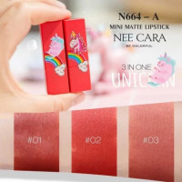 MINI MATTE LIPSTICK UNICORN เซ็ทลิปสติก ยูนิคอร์น เนื้อครีมแมท เซ็ท 3 แท่ง #N664บรรจุ แพ็ค ชิ้นร้านค้าเครื่องสำอางค์ ขายเครื่องสำอาง สกินแคร์ ครีมกันแดด และเคาท์เตอร์แบรนด์ กว่า 2000 รายการ ของแท้ 100% เว็บเครื่องสำอาง ไอเท็มความงาม