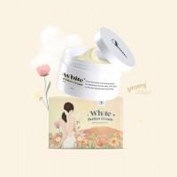โสมควีน Queen White Perfect Cream โสมควีนในตำนาน โสมผิวขาว ลดรอยแตกลาย เร่งขาวไว ฟื้นฟูผิวร้านค้าเครื่องสำอางค์ ขายเครื่องสำอาง สกินแคร์ ครีมกันแดด และเคาท์เตอร์แบรนด์ กว่า 2000 รายการ ของแท้ 100% เว็บเครื่องสำอาง ไอเท็มความงาม