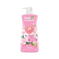 นกแก้ว ครีมอาบน้ำพฤกษา ไวท์ ซากุระ ขวดปั๊ม 500 มล.
