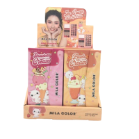 MC5056 พาเลทแต่งตากระเป๋า MILA COLOR EYESHADOW มิลา คัลเลอร์ ไอศกรีม เมคอัพ พาเลทบรรจุ แพ็ค ชิ้น