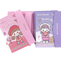 MILA COLOR MC5045vพาเลทแต่งหน้า ปกเด็กผู้หญิง พกพาง่าย ได้ทุกลุค มีครบในตลับเดียว ขนาดกะทัดรัดบรรจุ แพ็ค ชิ้น