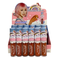 kiss beauty Unicorn color long lasting lip gloss no 70021-03บรรจุ แพ็ค ชิ้น