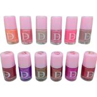 สีทาเล็บสีพื้น Diffi สีคมชัด ทาง่าย แห้งเร็ว 1 Set มี 12สี